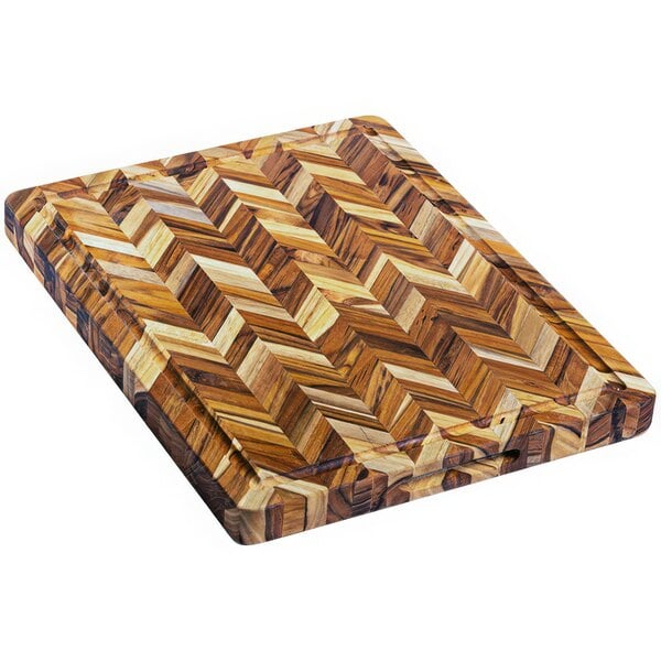 Teakhaus Cutting Board w/ Juice Canal and Hand Grips – item 497323