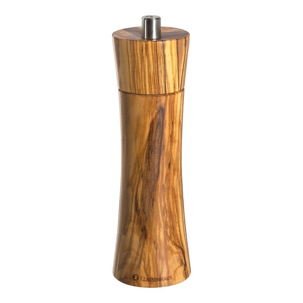 Zassenhaus Frankfurt 7" Olive Wood Pepper Mill – item 548M022223