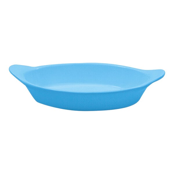 Tablecraft CW1730SBL 24 oz. Sky Blue Cast Serving Bowl – item 8081730SBL