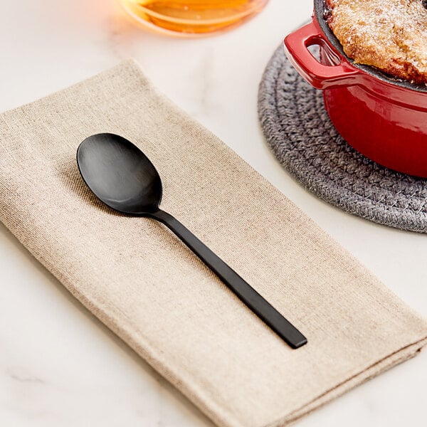 Libbey Elexa Satin Noir 6 1/8" Heavy Teaspoon – item 959863001 image 2