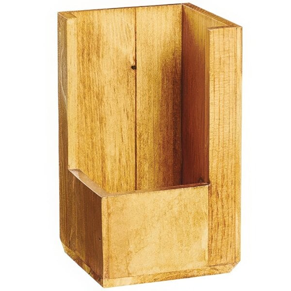 Madera Rustic Pine Cup/Lid Condiment Organizer – item 2112211099