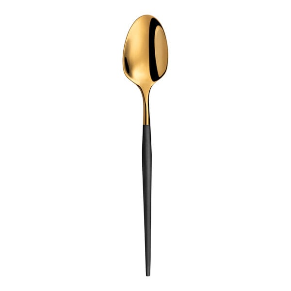 Amefa Soprano Gold & Black 7 15/16" Serving Spoon – item 548114DUB325