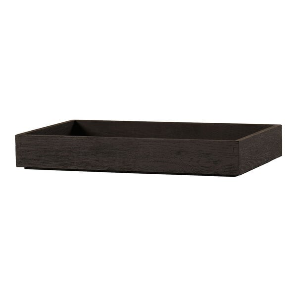 Cal-Mil Brooklyn 12" x 20" Black Serving Tray - -13 – item 2111061220310