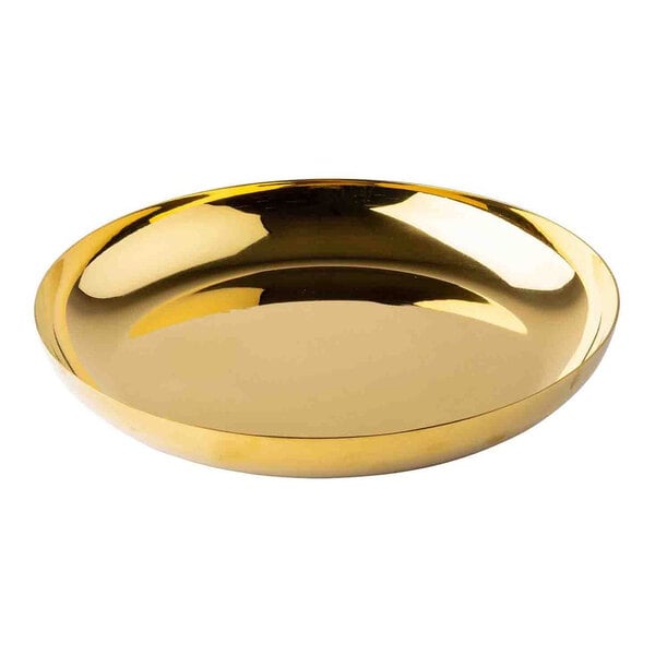 Tablecraft 11 3/4" Medium Gold Seafood Serving Tray – item 80812514