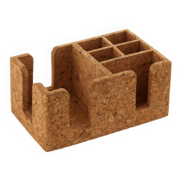 1/4" x 5 7/8" 6-Compartment Cork Condiment Caddy – item 124BARCK7