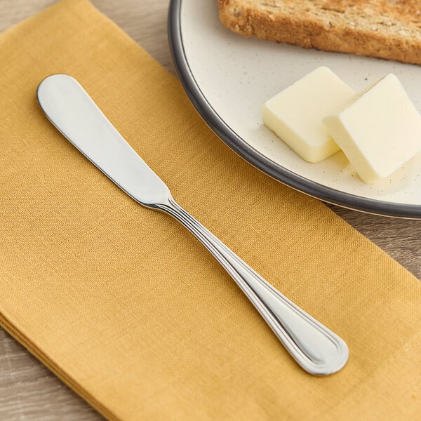 Acopa Edgeworth 6 11/16" X-Heavy Butter Spreader Knife – item 267750809E image 2