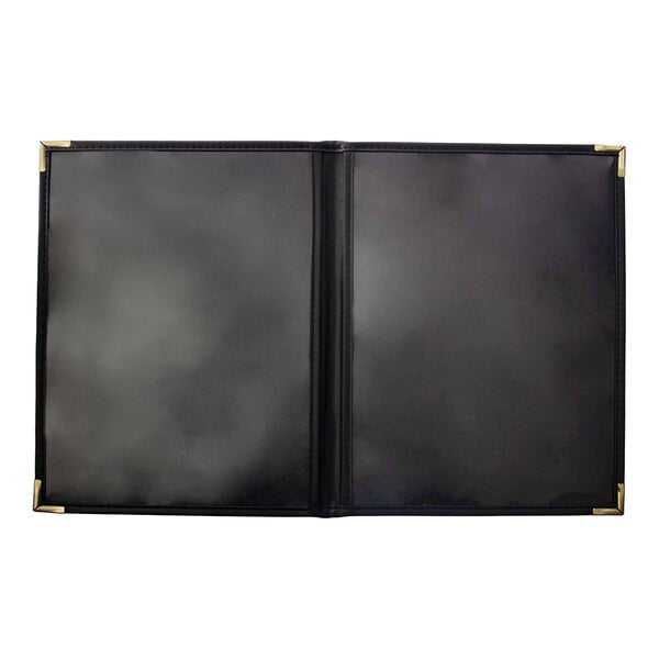 H. Risch, Inc. Linen 8 1/2" x Menu Cover w/ Interior Pocket – item 759PKTL2V81N image 2
