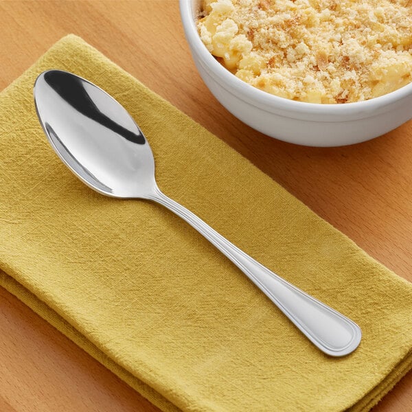 Acopa Edgewood 8 1/4" Heavy Tablespoon / Serving Spoon – item 267320010E image 2