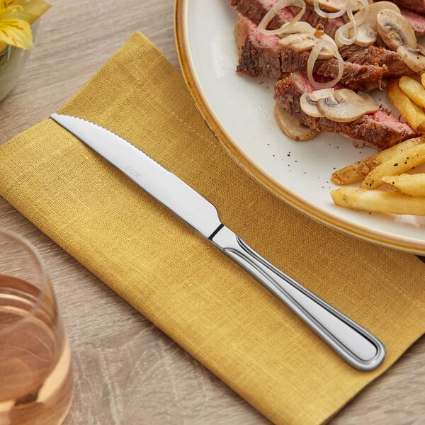 Acopa Edgewood 9 1/4" Heavy Steak Knife – item 267320014E image 2