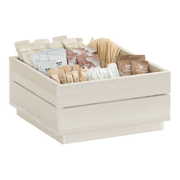 12" x 12" 9-Section Square Coastal HDPE Condiment Organizer – item 211V10141286