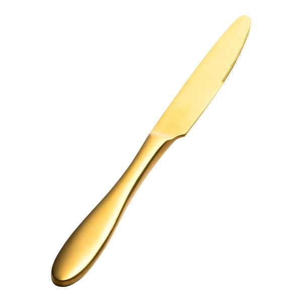 Bon Chef Luce 9 3/4" X-Heavy Gold Dinner Knife – item 201S4411G