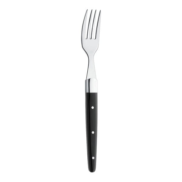 Amefa Royal 8 1/4" Heavy Dinner Fork w/ Black ABS Handle – item 548252320A
