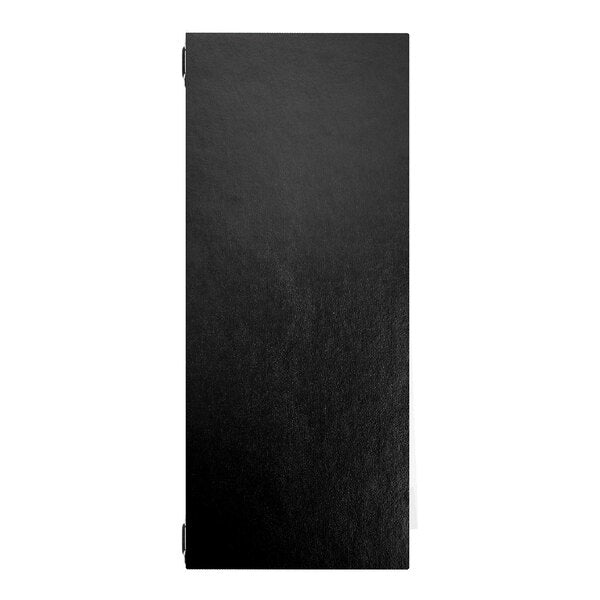 H. Risch, Inc. Augusta 4 1/4" x 11" Menu Cover w/ Eyelets – item 7595ELTOM4F30B