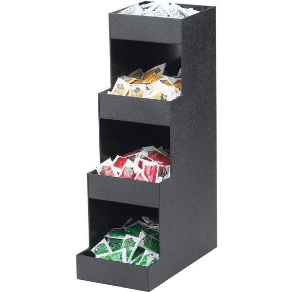 Cal-Mil Classic Four Tier Black Condiment Organizer – item 2111261