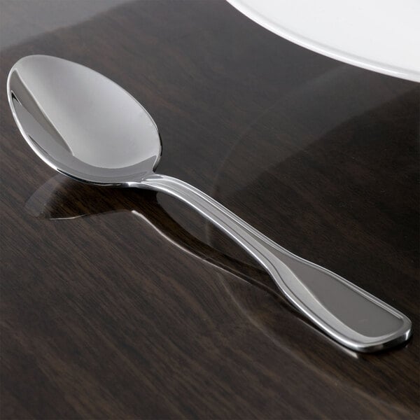 Oneida Stanford B167SDEF 7 1/2" Oval Bowl Dessert Spoon – item 356B167SDEF image 2