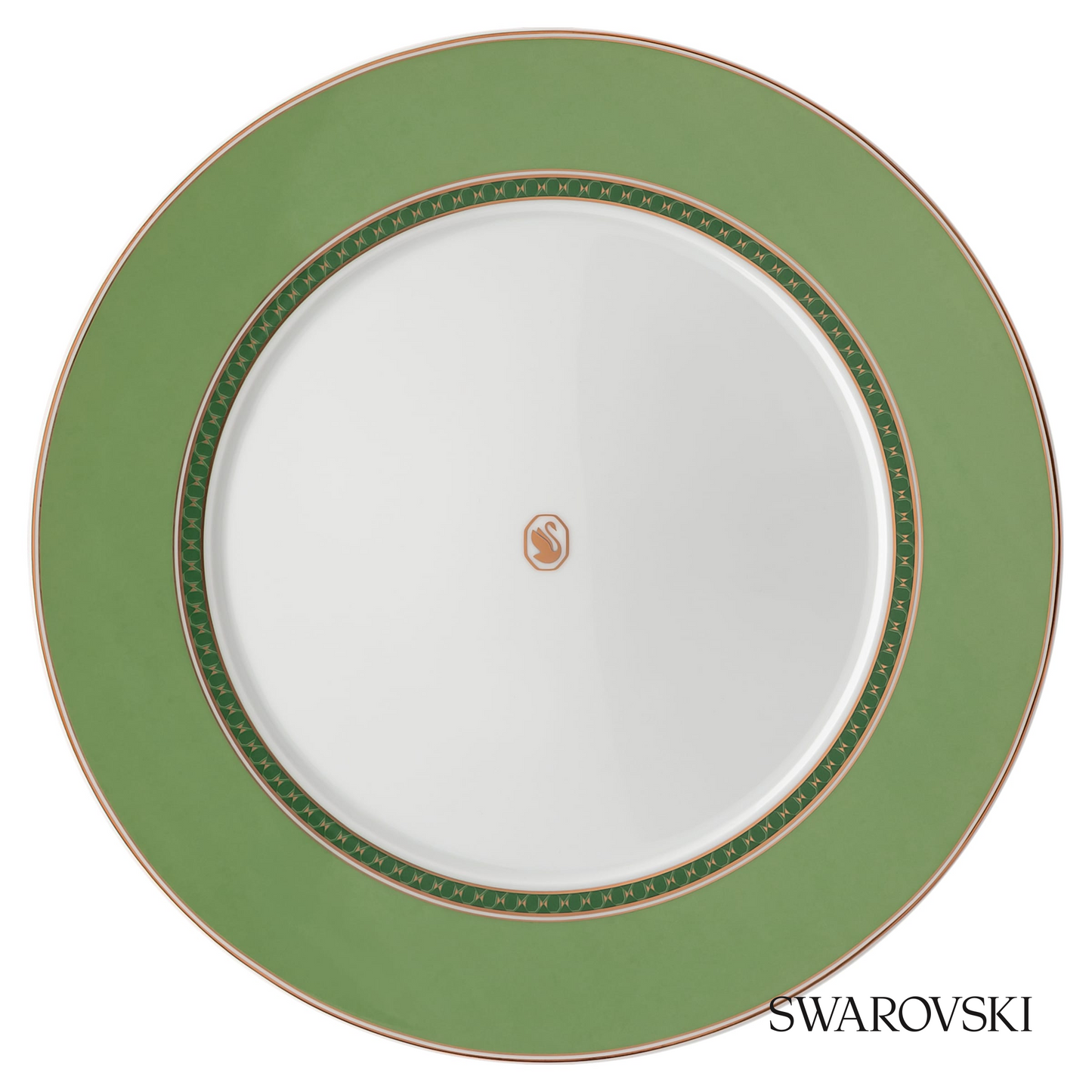 Swarovski Signum dinner plate, Green – item 5635500