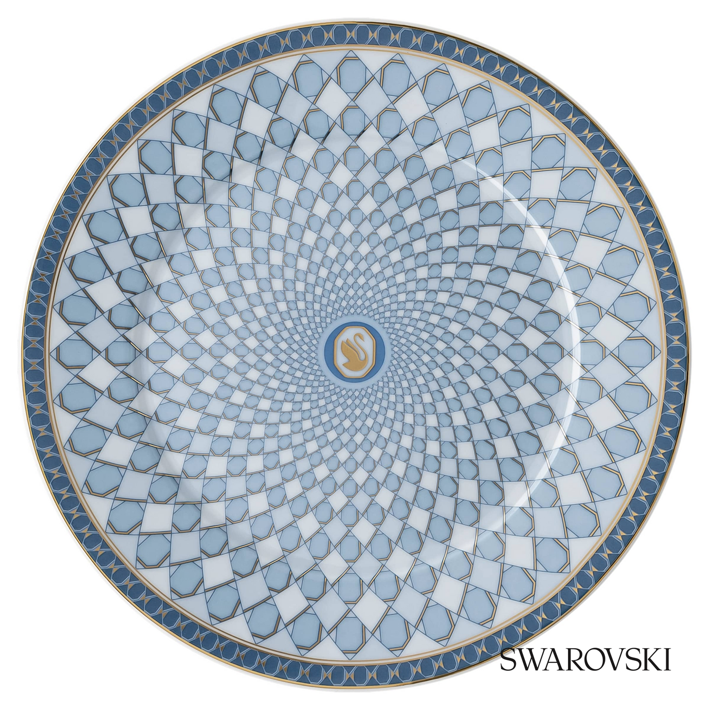 Swarovski Signum bread plate, Blue – item 5635535
