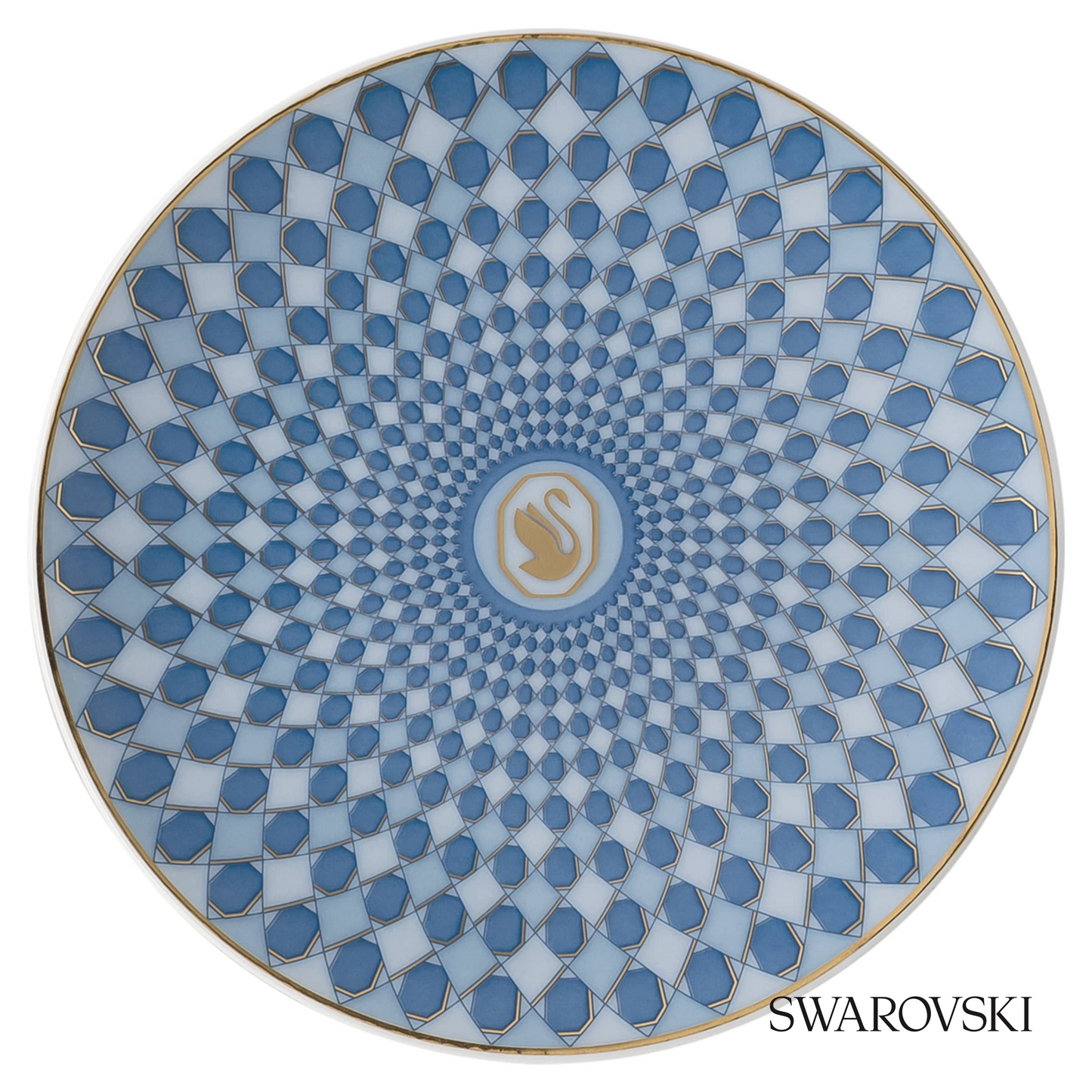 Swarovski Signum plate, Small, Blue – item 5635553