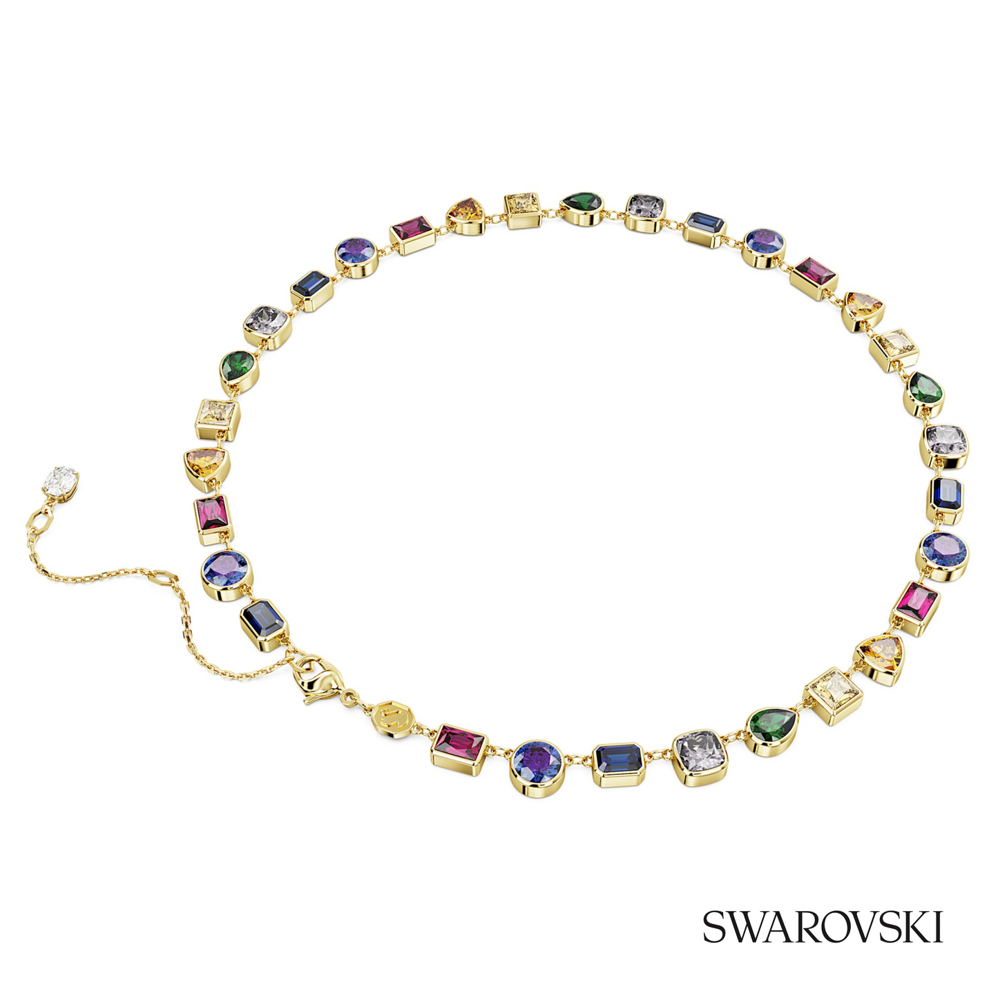 Swarovski Imber necklace, Mixed cuts, Multicolored, 18K – item 5662915 image 4