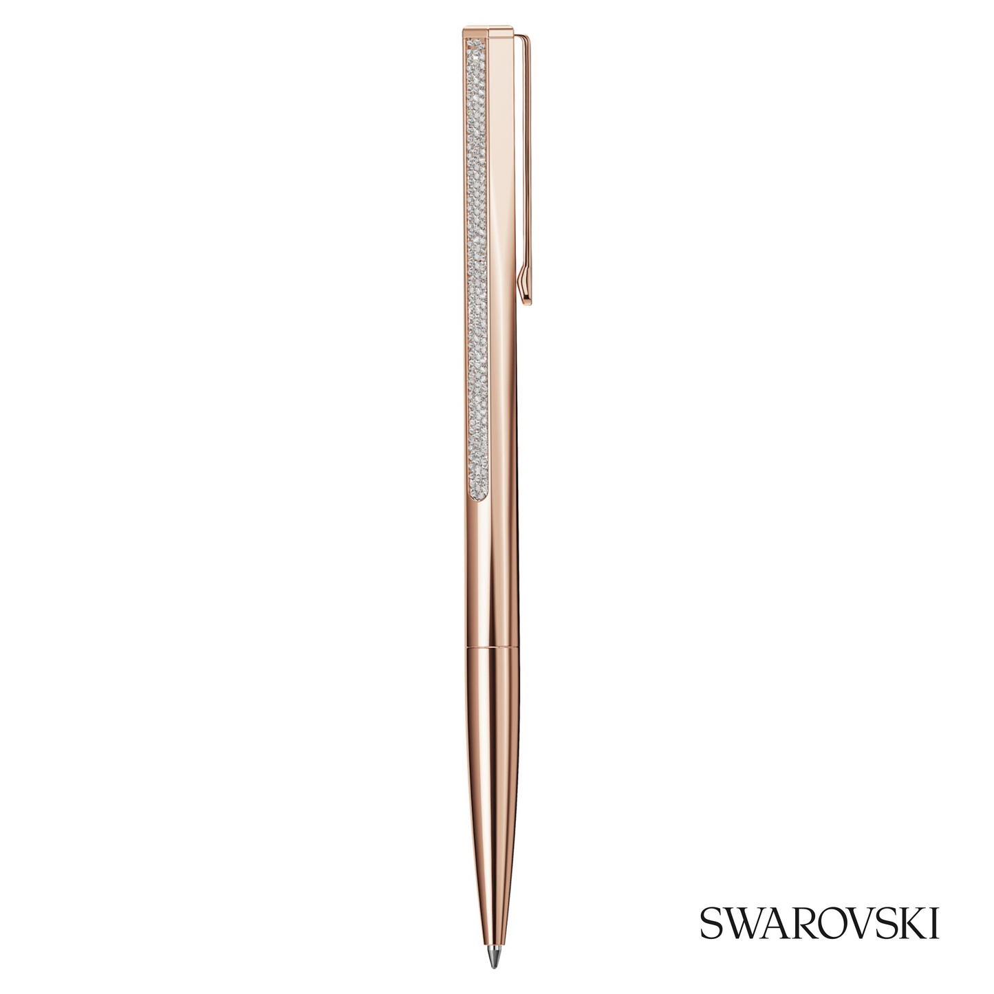 Swarovski Shimmer Ballpoint Pen, Rose Gold Tone, Crystals / Gold Tone Plated / Rose Gold Tone Plated