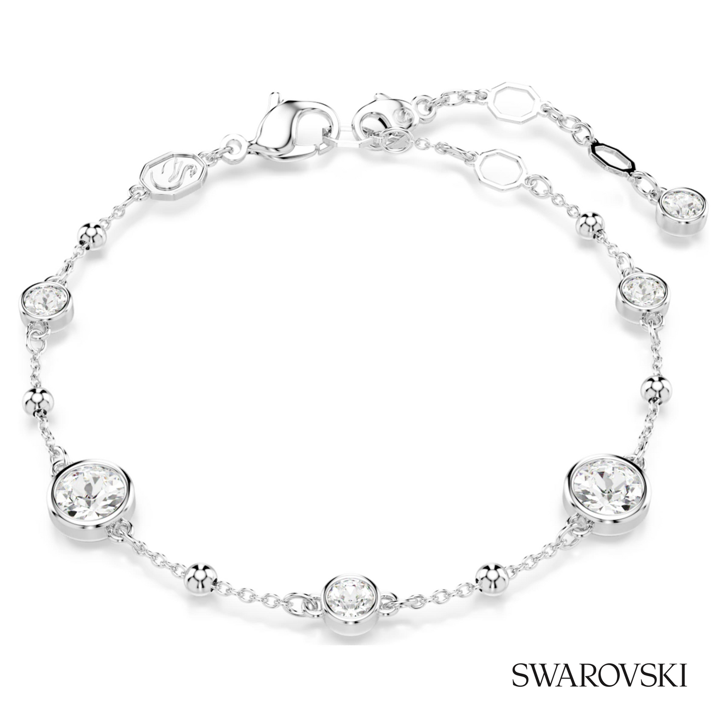 Swarovski Imber bracelet, Round cut, White, Rhodium plated – item 5696079 image 5