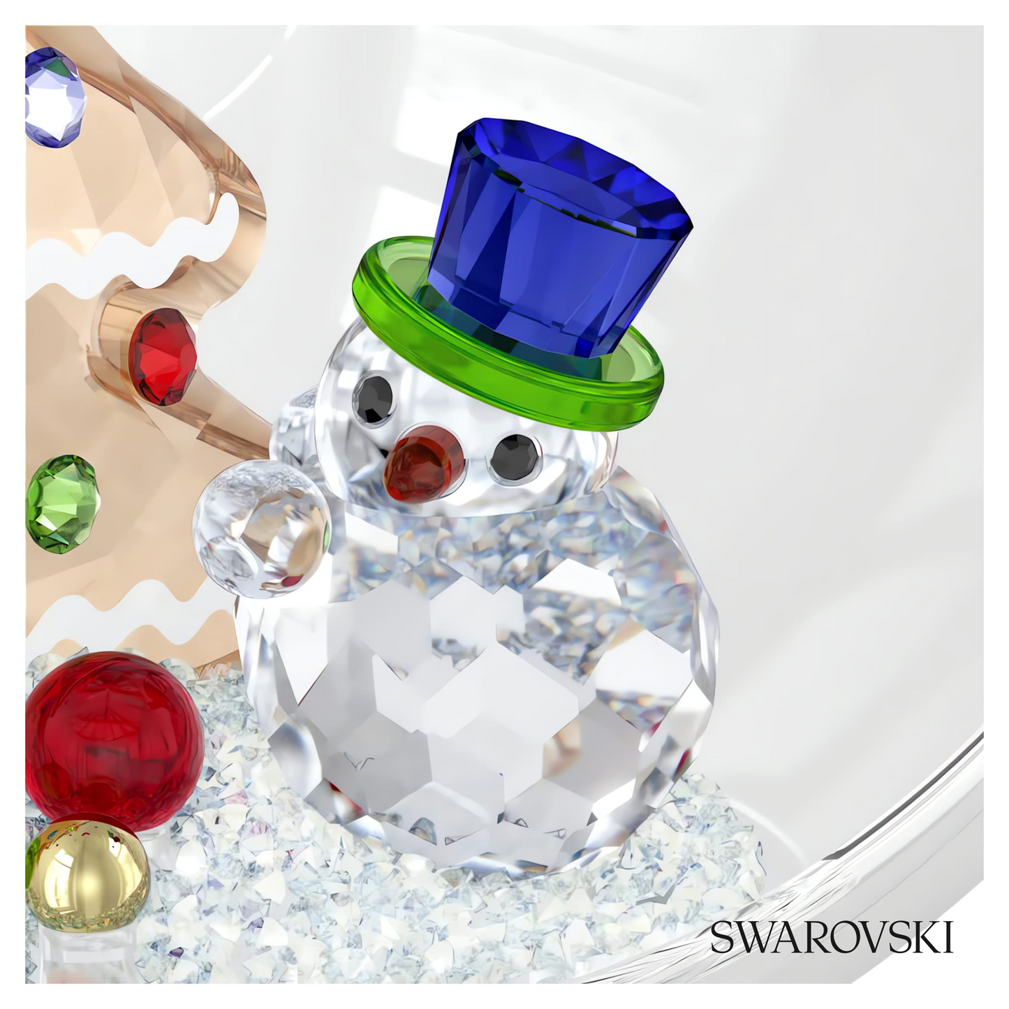 Swarovski Holiday Cheers Tree and Snowman Ball Ornament – item 5701509 image 4