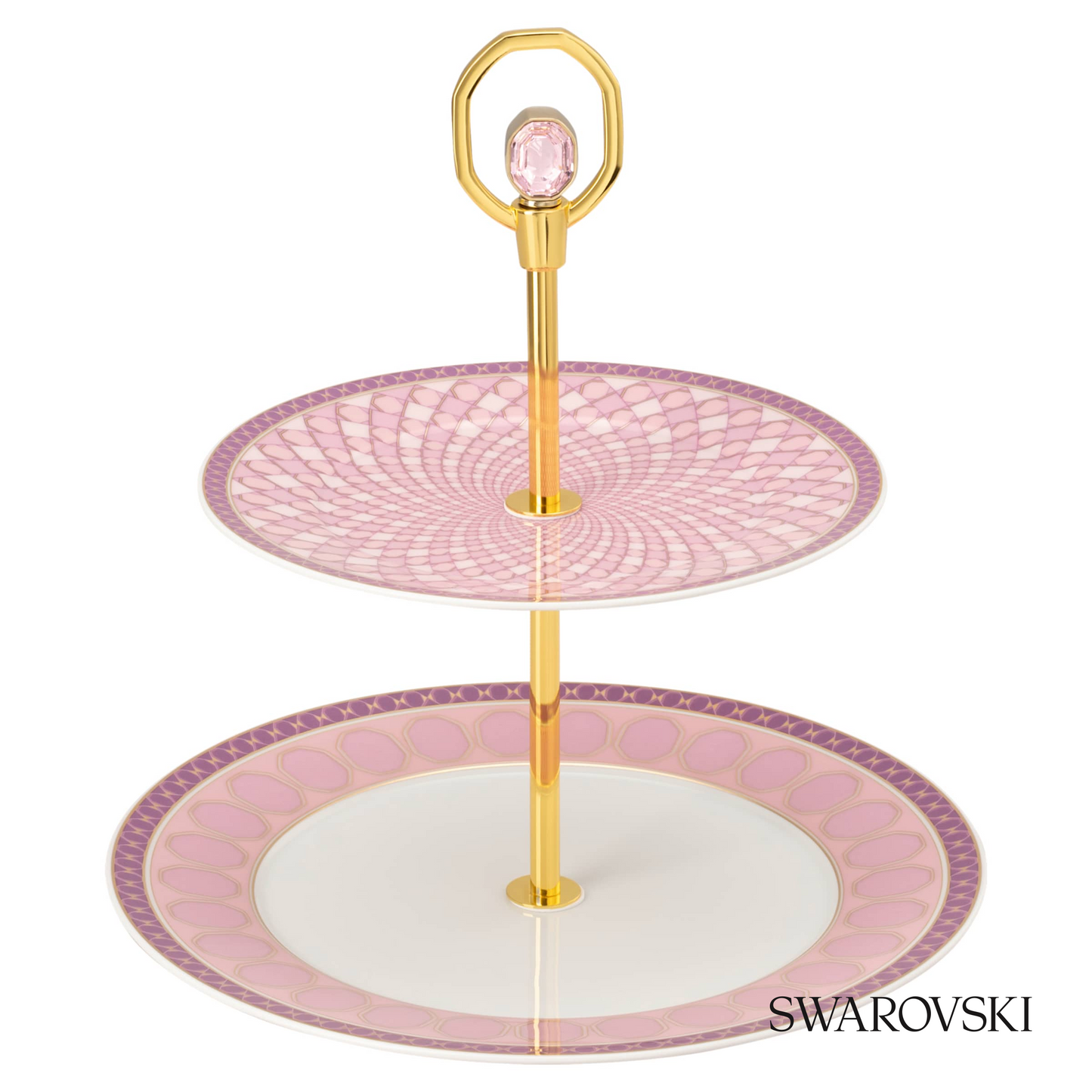 Swarovski Signum etagere, Small, Pink – item 5706880