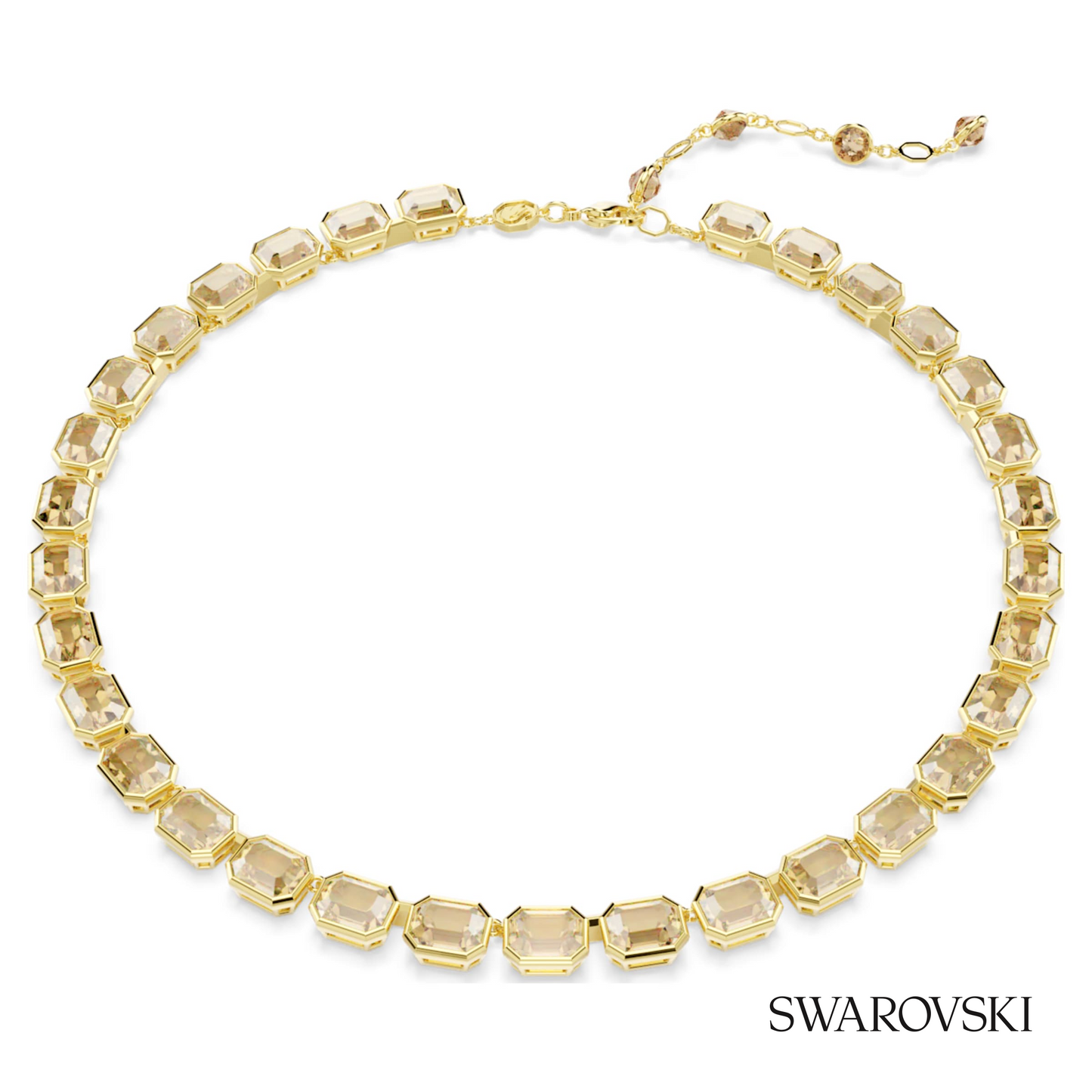 Swarovski Millenia necklace, Octagon cut, Yellow, 18K gold – item 5718674 image 5