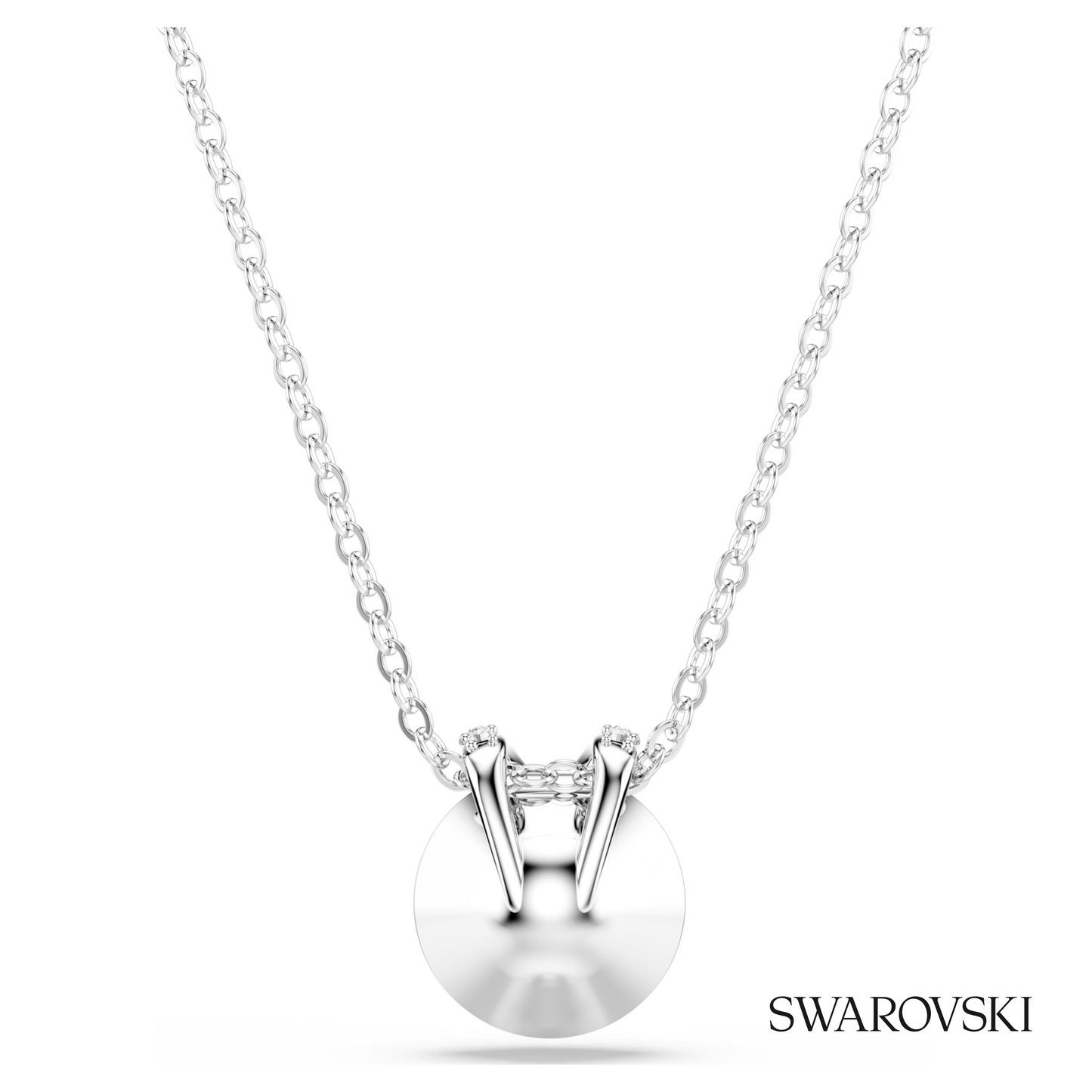 Swarovski Bella V pendant, Round cut, Pink, Rhodium plated – item 5724289 image 5