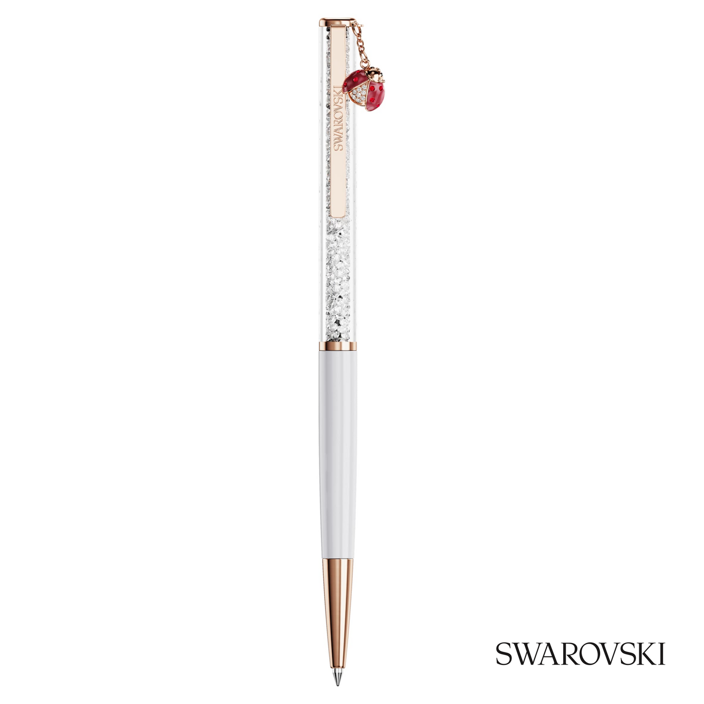 Swarovski Crystalline Ballpoint Pen, Ladybug, Crystals / Gold Tone Plated / Rose Gold Tone Plated / Lacquered