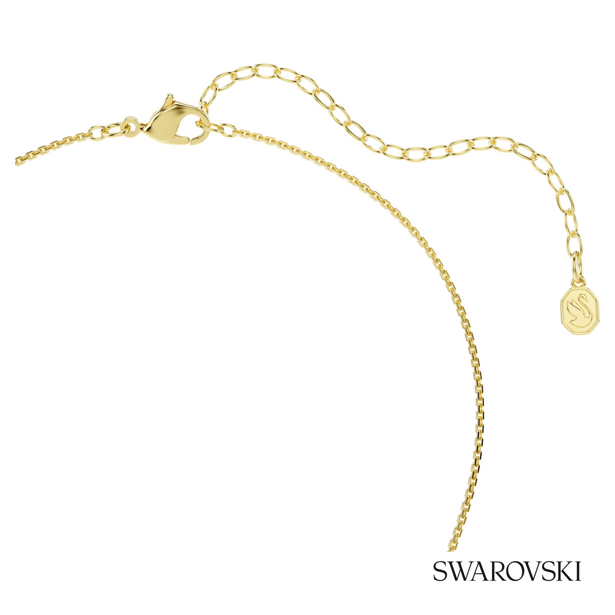 Hyperbola pendant, Round cut, White, 18K gold finish – item 5738248 – view 4