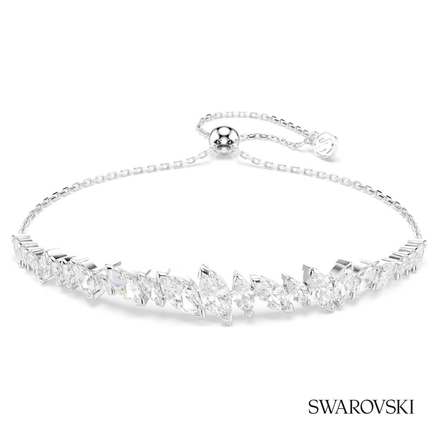 Swarovski Mesmera bracelet, Marquise cut, White, Rhodium – item 5748650 image 5