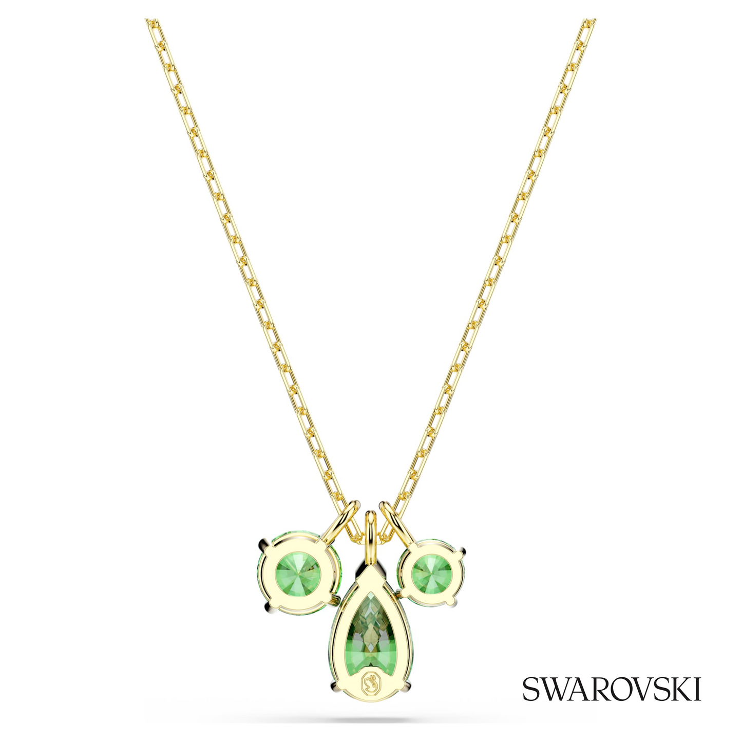 Swarovski Mesmera pendant, Mixed cuts, Green, 18K gold – item 5754392 image 5