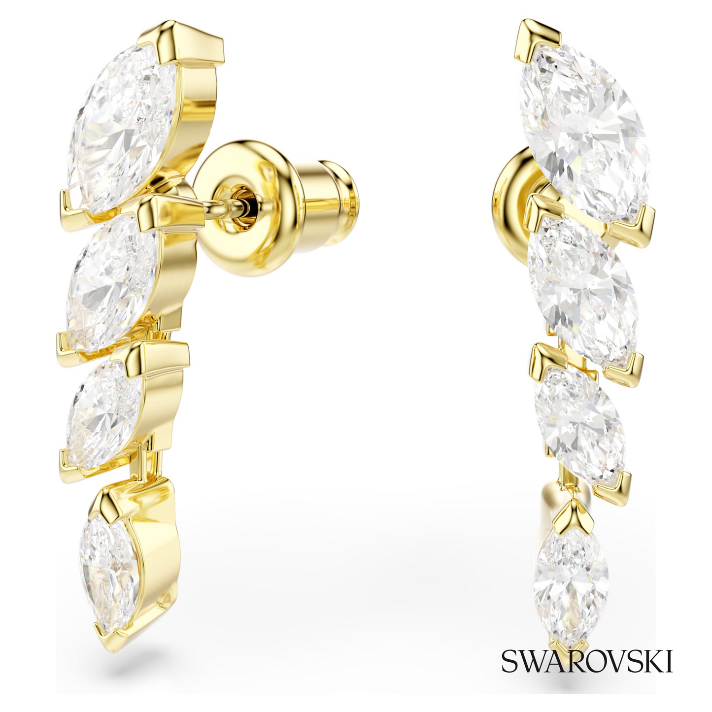 Swarovski Mesmera set, (2), Marquise cut, White, 18K gold – item 5764868 image 5