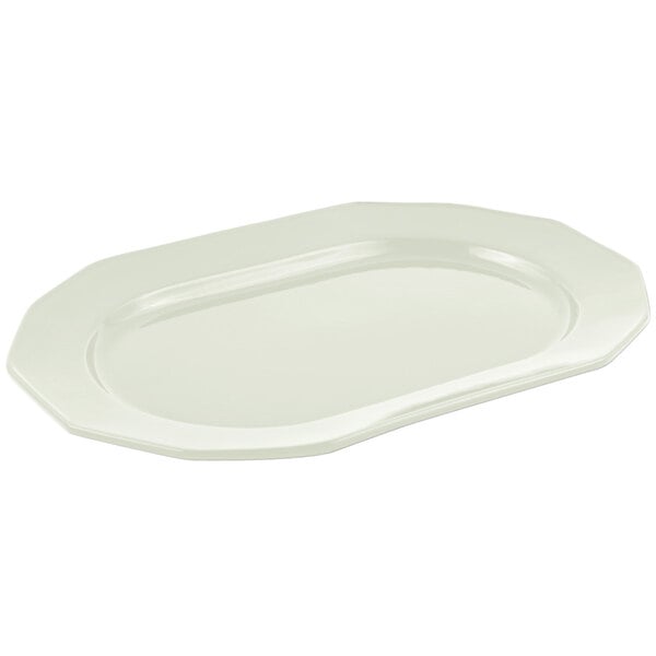 Bon Chef 9101 20" x 14" Ivory Sandstone Finish Serving Tray – item 2019101IV