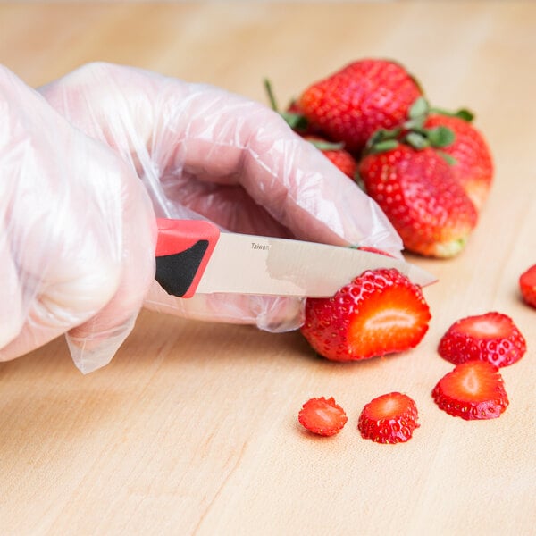 Mercer Culinary M23930RD Paring Knife w/ Red Handle – item 470M23930RD image 2