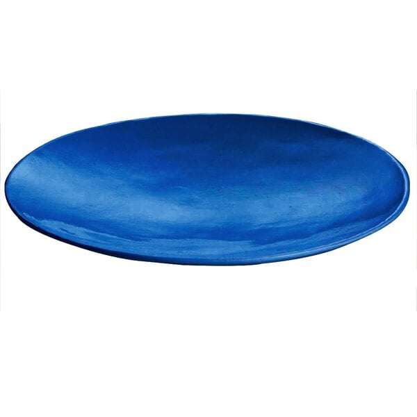 Tablecraft CW11009CBL 20" x 3 1/2" Cobalt Serving Platter – item 80811009DBL