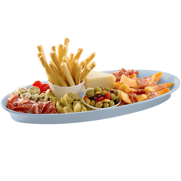 Tablecraft CW2210GY Gray Cast Aluminum King Serving Platter – item 8082210DGY image 2