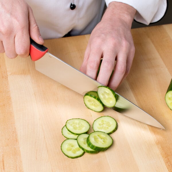 Mercer Culinary M22610RD Millennia Chef Knife w/ Red Handle – item 470M22610RD image 2