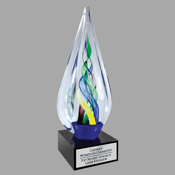 10.75" Infinity Twst with Base Crystal Award – item AGS62