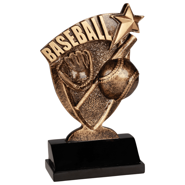6" Baseball Broadcast Resin Award – item BCR101