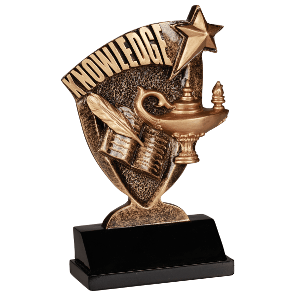 6" Knowledge Broadcast Resin Award – item BCR108