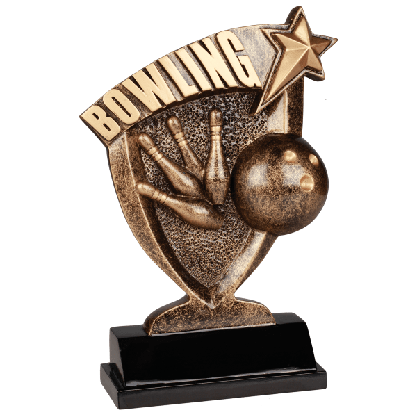 7" Bowling Broadcast Resin Award – item BCR203
