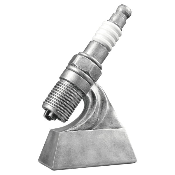 8" Spark Plug Car Shw Resin Award – item CRS102