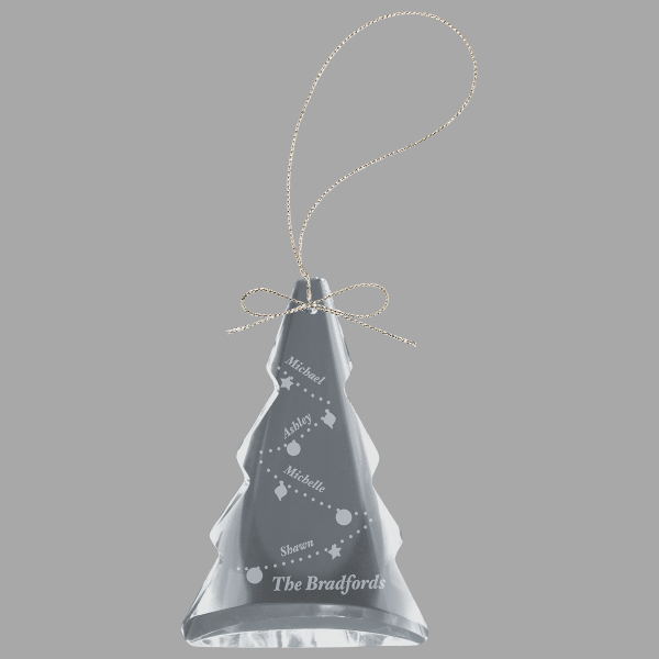3" Crystal Tree Ornament – item CRY1403 image 2