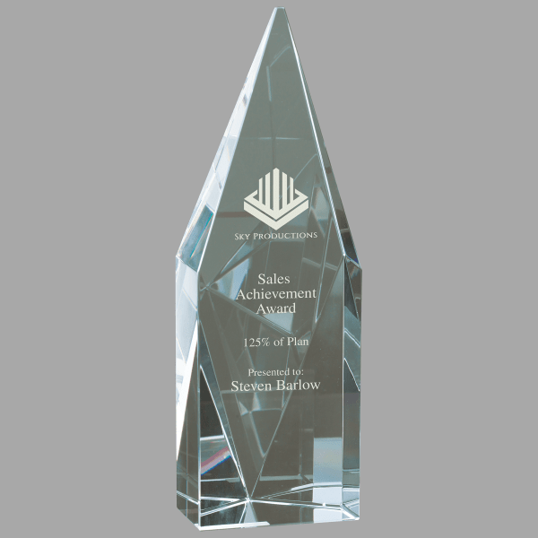 7.75" Crystal Diamond Tower Award – item CRY1506M