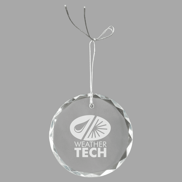 3" Crystal Round Faceted Ornament – item CRY3618 image 5