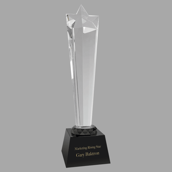 11.75" Crystal Risng Str- Base Award – item CRY413