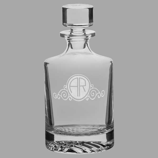 850 mL Round Glass Decanter – item DC401S