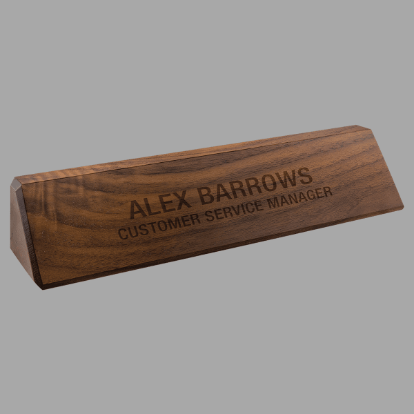 Genuine Walnut Desk Wedge – item DS10